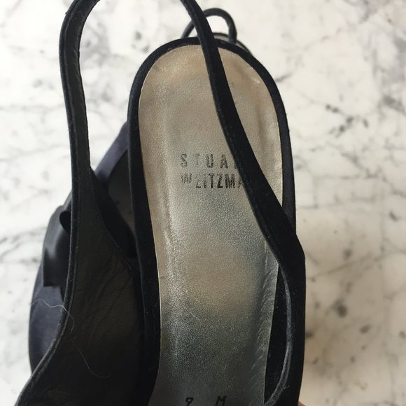 Stuart Weitzman Black Bow Heels - Picture 5 of 5